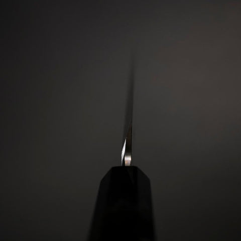 Kiritsuke Yanagiba Silver Steel #3 Kasumi Buffalo Ebony Handle 300mm