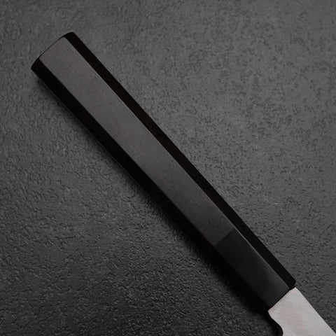 Kiritsuke Yanagiba Silver Steel #3 Kasumi Buffalo Ebony Handle 300mm (Sori)