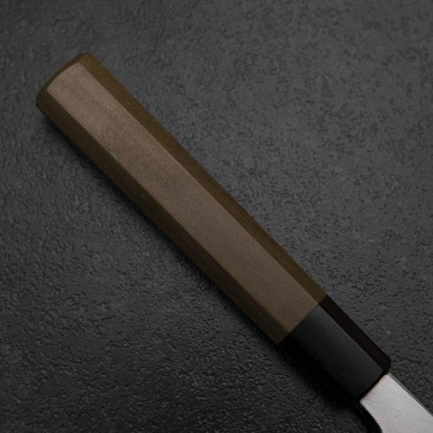 Kiritsuke Yanagiba Silver Steel #3 Kasumi Buffalo Magnolia Handle 270mm
