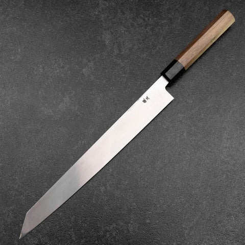 Kiritsuke Yanagiba Silver Steel #3 Kasumi Walnut Handle 300mm