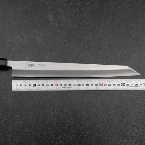 Kiritsuke Yanagiba Silver Steel #3 Kasumi Walnut Handle 300mm