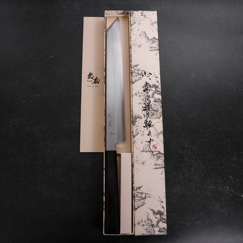 Kiritsuke Yanagiba VG-10 Polished Buffalo Ebony Handle 300mm