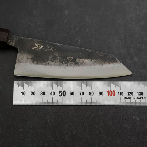 Kobunka Blue Steel #2 Kurouchi Ebony Handle 120mm