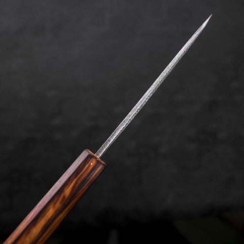 Koyanagi White Steel #2 Nashiji Sumi Urushi Handle 120mm