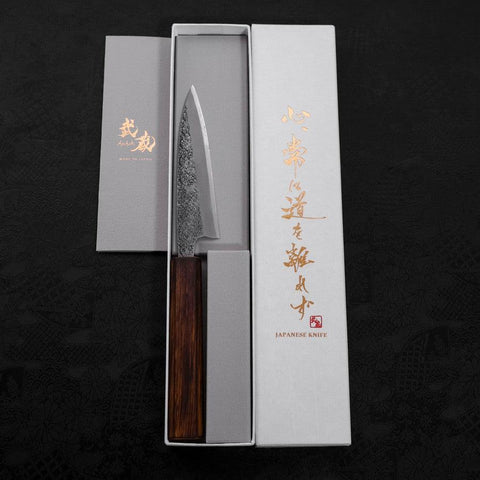 Koyanagi White Steel #2 Nashiji Sumi Urushi Handle 120mm