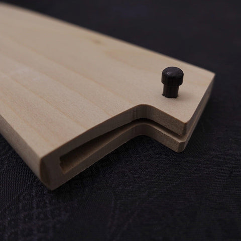 Magnolia Saya Sheath for Nakiri Knife with Pin 180mm
