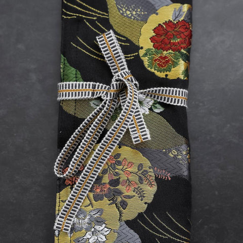 Musashi Japanese Style Kitchen Knife Roll Michi-naga Yukiwamon 1 Pocket Handmade