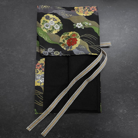 Musashi Japanese Style Kitchen Knife Roll Michi-naga Yukiwamon 1 Pocket Handmade
