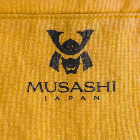 Musashi Japanese Style Kitchen Knife Roll Yamagata Kikkamon Black 4 Pockets Handmade