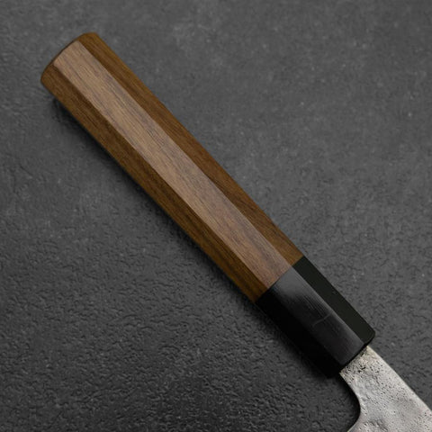 Nakiri 440C Nashiji Damascus Buffalo Bubinga Handle 165mm