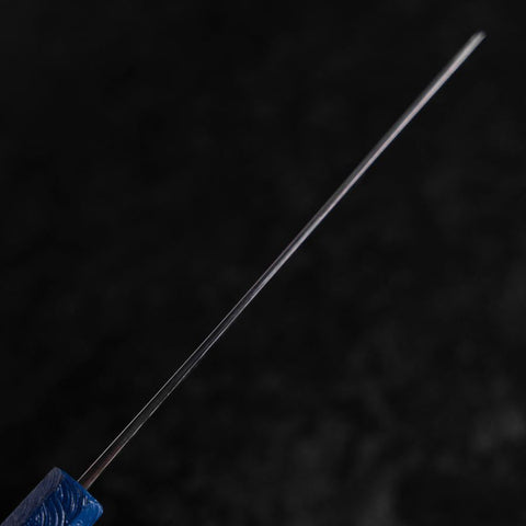 Nakiri AUS-10 Damascus Blue Urushi Handle 165mm