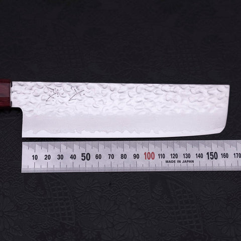 Nakiri AUS-10 Tsuchime Damasco Manico Ciliegio 165mm