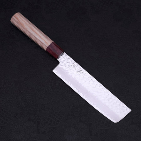 Nakiri AUS-10 Tsuchime Damasco Manico Ciliegio 165mm