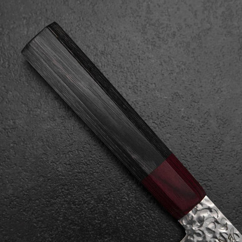 Nakiri AUS-8 Tsuchime Damascus Pakka Handle 165mm