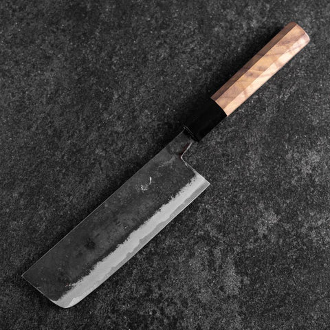 Nakiri Blue Steel #2 Kurouchi Manche en Noyer 165mm