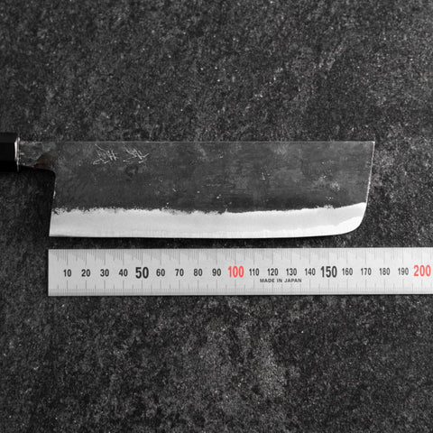 Nakiri Blue Steel #2 Kurouchi Manche en Noyer 165mm