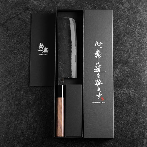 Nakiri Blue Steel #2 Kurouchi Manche en Noyer 165mm