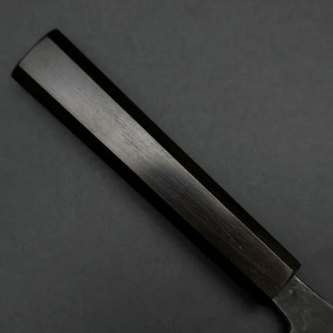 Nakiri Blue Steel #2 Kurouchi Ebony Handle 170mm