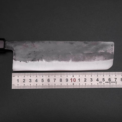 Nakiri Blue Steel #2 Kurouchi Ebony Handle 170mm