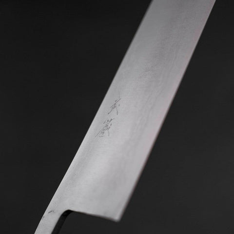 Nakiri Blue Super Damascus Buffalo Magnolia Handle 165mm