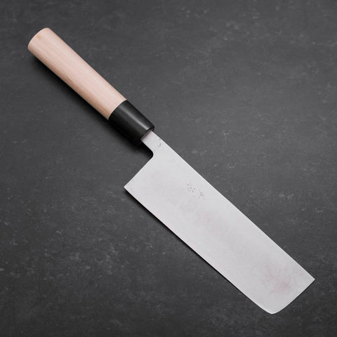 Nakiri Blue Super Damascus Buffalo Magnolia Handle 165mm