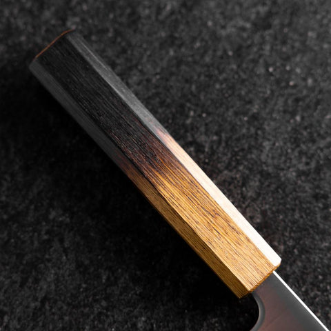 Nakiri Blue Super Poli Manche Yaki Urushi 165mm