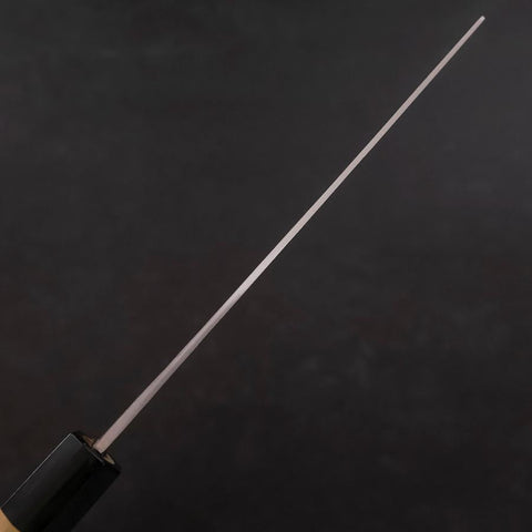 Nakiri Blue Steel #1 Stainless Clad Kurouchi Buffalo Magnolia Handle 165mm