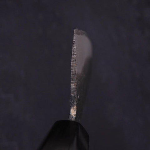 Nakiri Blue Steel #2 Kurouchi Chokin Kappa Fishing Focus Buffalo Ebony Handle 165mm