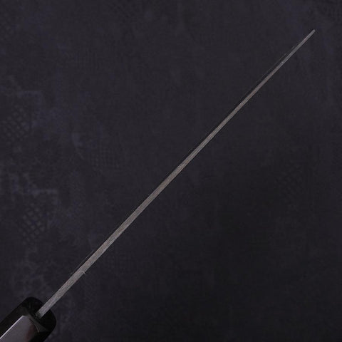 Nakiri Blue Steel #2 Kurouchi Chokin Kappa Fishing Slipping Buffalo Ebony Handle 165mm