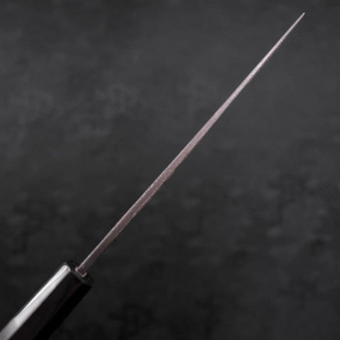 Nakiri Blue Steel #2 Kurouchi Chokin Sakura Five Story Pagoda Buffalo Ebony Handle 165mm