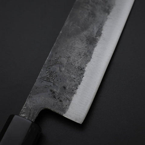 Nakiri Blue Steel #2 Kurouchi Hinoki Handle 135mm