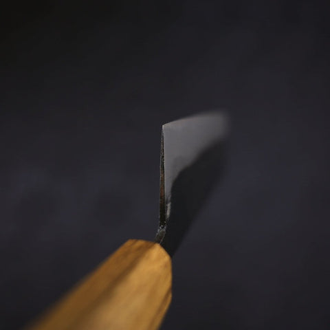 Nakiri Blue Steel #2 Kurouchi Oak Handle 165mm