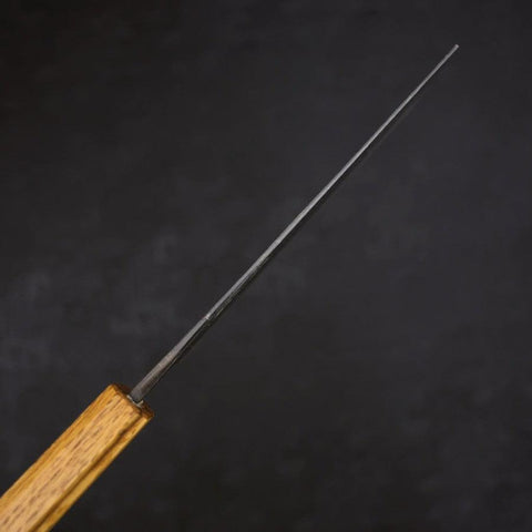Nakiri Blue Steel #2 Kurouchi Oak Handle 165mm