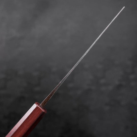 Nakiri Blue Steel #2 Kurouchi Purple Urushi Handle 165mm