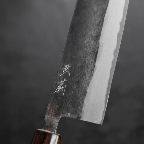 Nakiri Blue Steel #2 Kurouchi Sumi Urushi Handle 165mm