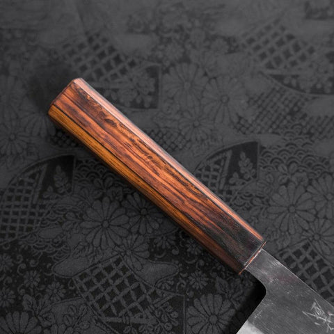 Nakiri Blue Steel #2 Kurouchi Sumi Urushi Handle 165mm
