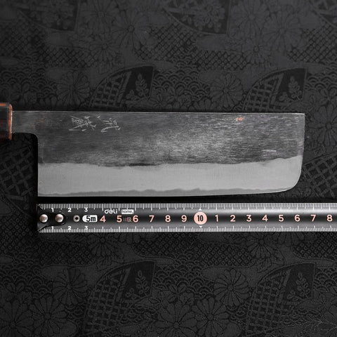 Nakiri Blue Steel #2 Kurouchi Sumi Urushi Handle 165mm