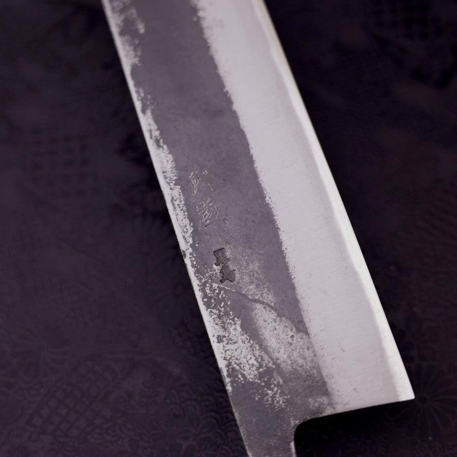 Nakiri Blue Steel #2 Manico Noce 200mm