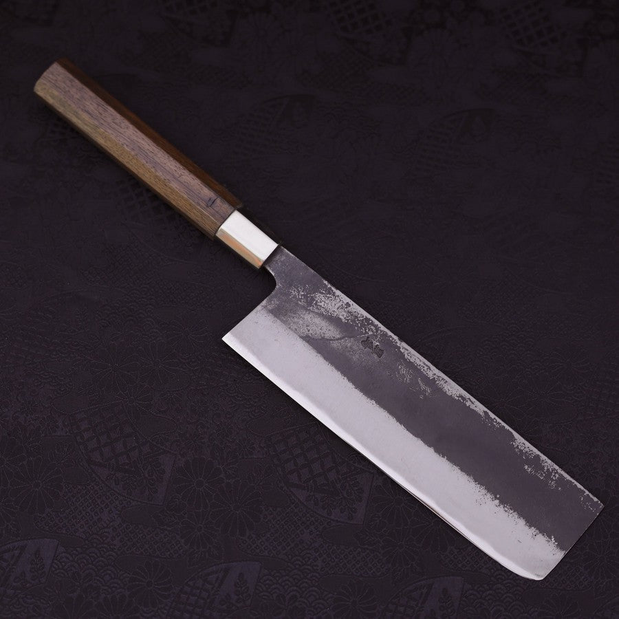 Nakiri Blue Steel #2 Manico Noce 200mm