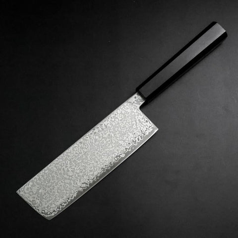 Nakiri SLD Black Damascus Ebony Handle 170mm