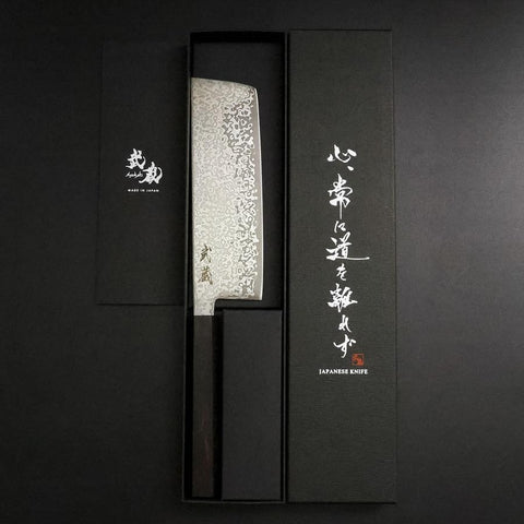 Nakiri SLD Black Damascus Ebony Handle 170mm