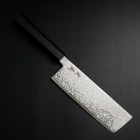 Nakiri SLD Black Damascus Ebony Handle 170mm