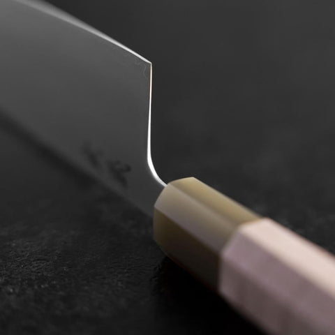 Nakiri SLD Manico Bufalo Acero Rosa Chiaro 170mm
