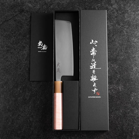 Nakiri SLD Manico Bufalo Acero Rosa Chiaro 170mm