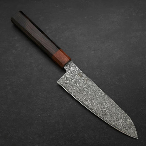 Nakiri & Santoku VG-10 Damas Manche en Ébène et Bois de Rose Sakura set