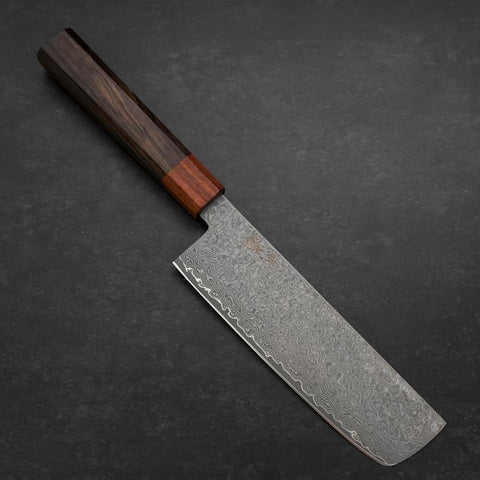 Nakiri & Santoku VG-10 Damas Manche en Ébène et Bois de Rose Sakura set