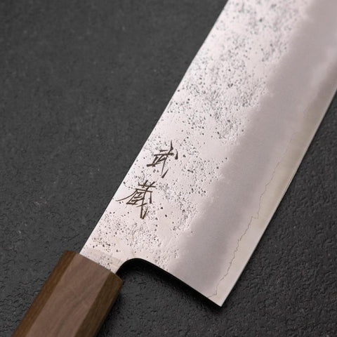 Nakiri Silver Steel #3 Nashiji Olive Handle 165mm