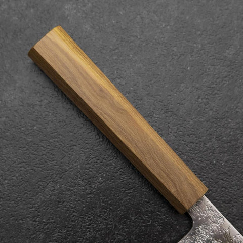 Nakiri Silver Steel #3 Nashiji Olive Handle 165mm
