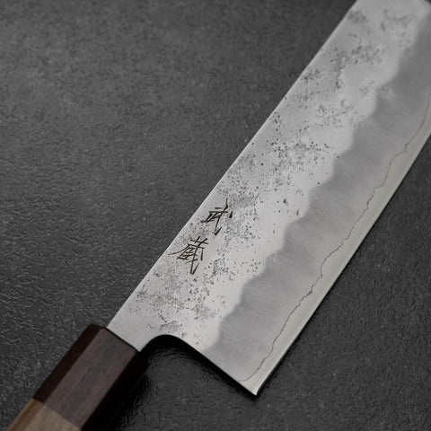 Nakiri Silver Steel #3 Nashiji Walnut Handle 165mm