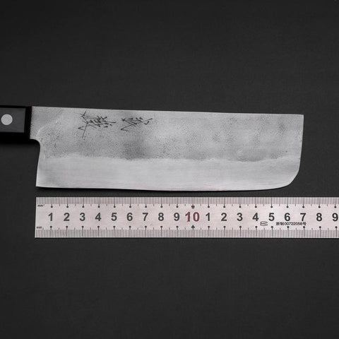 Nakiri Silver Steel #3 Nashiji Western Handle 170mm